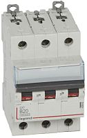 Выключатель автоматический Legrand DX3-E 10000 3п 20А B 16кА картинка